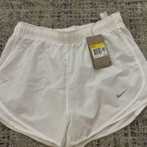 Women’s white nike shorts